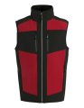 Heren Bodywarmer E-Volve Softshell Regatta TRA907 classic red-zwart